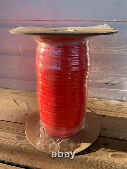 10 mm x 500 ft. 16 Strand Hollow Braid Polyethylene Rope Spool. Red