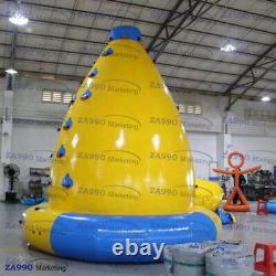 13ft Inflatable Tower Floating Climbing Rock Mountain Water With Air Pump