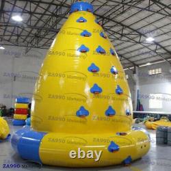 13ft Inflatable Tower Floating Climbing Rock Mountain Water With Air Pump
