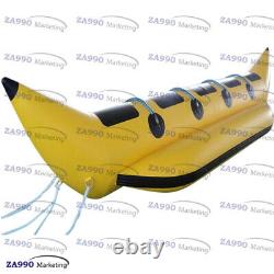 16x4.9ft Inflatable 5 Passenger Flying Fish Banana Boat Water Game With Air Pump