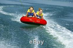 1-2 Person Large Towable Inflatable Water Ski Boat Tube Sport Tubing Raft Float