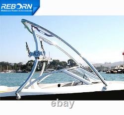 1 Reborn Elevate Wakeboard Tower Polished + 1 Pro Quick Release Wakeboard Rack