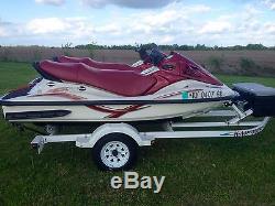 2003 Kawasaki STX1100DI Jet Skis With Double Trailer