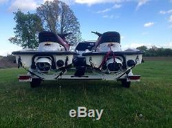 2003 Kawasaki STX1100DI Jet Skis With Double Trailer