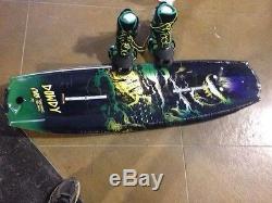 2015 CWB Dowdy Wakeboard 142 cm with L Bindings