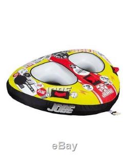 2015 Jobe Double Trouble Towable Inflatable Ski Boat Tube Toy