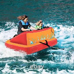 2 Person Inflatable Towable Tubes for Boating Water Tubes for Boats to Pull