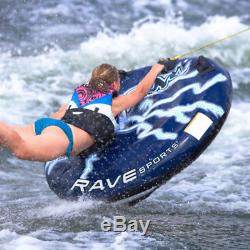 2 Person Towable Inflatable Tube Ski Fun Float Water Sport Boat Raft Tubing