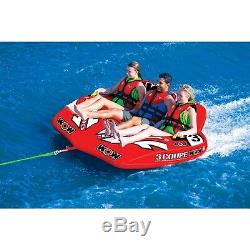 3 P coupe tube inflatable towable lounge water-ski fun float WOW item 15-1040