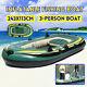 3 Person Inflatable Floating Fishing Boat Drifting Dinghy Yacht Raft W