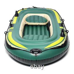3 Person Inflatable Floating Fishing Boat Drifting Dinghy Yacht Raft W