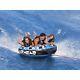 3 Person Rider Inflatable Water Towable Tube Airhead Sportsstuff Deck Boat Lake