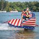 3 Rider Towable Tube For Boating With Front & Back Tow Points For Multi Positions