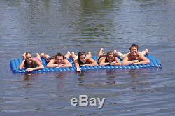 6-Person Floating Walkway Lake Pool Ocean Boat Beach Water Bridge Raft Mat