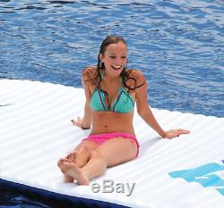 6-Person Floating Walkway Lake Pool Ocean Boat Beach Water Bridge Raft Mat