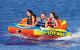 Airhead Ahlw-3 Live Wire 3 Inflatable 1-3 Rider Boat Towable Tube + 60' Tow Rope