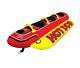 Airhead Hd-3 3 Person Hot Dog Towable Inner Tube Inflatable Water Skiing Lake