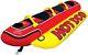 Airhead Hd-3 Hot Dog Triple Rider Towable Inflatable 3 Person Boat Lake Tube