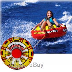 AIRHEAD Hydro Boost Inflatable 54 Float Water Tube 1 Rider Boat Towable Lake