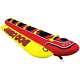 Airhead Jumbo Hot Dog 5 Person Rider Inflatable Towable Lake Boat Tube(open Box)