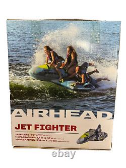 AIRHEAD Lake Float, Jet Fighter, Towable, 1-4 Rider, AHFJ-14