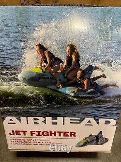 AIRHEAD Lake Float, Jet Fighter, Towable, 1-4 Rider, AHFJ-14