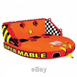 AIRHEAD Super Mable Inflatable TRIPLE Rider Towable Inflatable Tow Behind