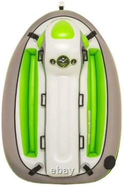 AIRHEAD XCELERATOR, 2 Rider Towable Tube, White/Green/Gray