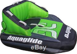AQUAGLIDE RETRO 2 Rider Capacity Towable Lounger Swim Boat Tube New 58-5216617
