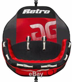 AQUAGLIDE RETRO 3 Rider Capacity Towable Lounger Swim Boat Tube New 58-5216618