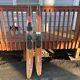 Avenger 1 Tunnel Concave Vintage Wooden Water Skis 65 Inches Avanti Western Pair