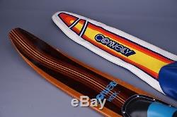 AWESOME CONNELLY HOOK WOOD SLALOM 67 WATER SKI With SKI BAG L@@K