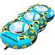 Airhead Ahbl-32 Blast 3 Inflatable 3-person Towable Water Tube, Tropical Blue