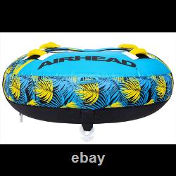Airhead AHBL-32 BLAST 3 Inflatable 3-Person Towable Water Tube, Tropical Blue