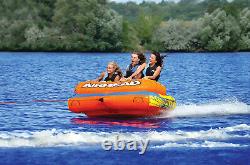 Airhead AHLW-3 Live Wire 3 Inflatable 1-3 Rider Boat Towable Lake Water Tube