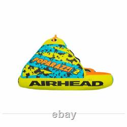 Airhead AHPZ-1752 Poparazzi 2 Person Inflatable Towable Water Lake Boating Tube