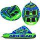 Airhead Ahsb-4 Sportsstuff Switchback Inflatable 4 Rider Water Toy Towable Tube