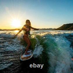 Airhead AHWS-F01 Bonzai Wakesurfer Woody Style Surf Board Wake Surf Watersport