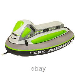 Airhead AHXC-02 Xcelerator Towable Inflatable Water Tube 1-3 Riders Boat Lake