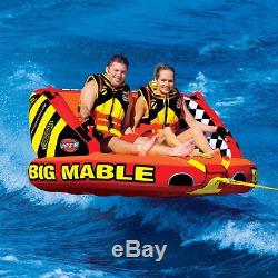 Airhead Big Mable 2 Person Inflatable Rider Tow Behind Wakeboard