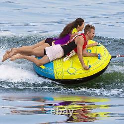 Airhead Comfort Shell 2 Person Nylon Towable Inflatable Water Sport Boating Tube