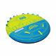 Airhead Comfort Shell Inflatable 4 Rider Towable Lake Tube Water Raft, Green