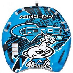 Airhead G-Force 2 Inflatable Water Tube Double Rider Boat Tow Towable AHGF-2