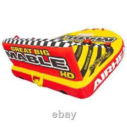 Airhead Great Big Mable HD Towable 4 Rider Tube for Boating and Water Sports