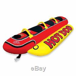 Airhead HD-3 Inflatable Hot Dog Towable Banana Boat Water Sport Ski Tube NEW