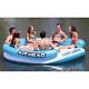 Airhead Lazy Lagoon Inflatable Island Water Tube Raft 6 Person Boat Pool Ahll-1
