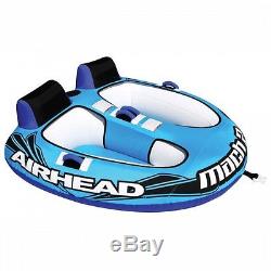 Airhead Mach 2 Cockpit Inflatable Water Tube One Rider Boat Tow Towable AHM2-2