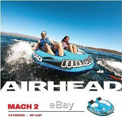 Airhead Mach Towable Tube for Boating, style 1-2 rider, NEW FREE SHIPPING