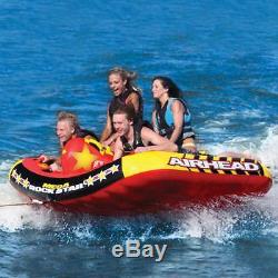 Airhead Mega Rock Star Inflatable Towable Ski Deck Tube for boat jetski