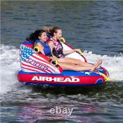 Airhead Patriot 2 Person Kwik Connect Chariot Style Reversible Tube (Open Box)